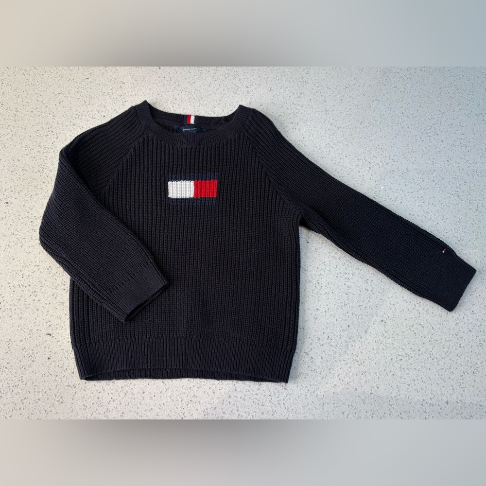 Tommy Hilfiger Toddler Knit Sweater | 24 Months | EUC | Dark Blue